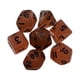 thumbnail image 2 of 7 Uds Dados Poliédricos Brillantes D4-d20 Dados De Varios Lados Para Juego De Rol Naranja, 2 of 3
