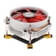thumbnail image 3 of Enfriador cpu de aluminio con disipador térmico del radiador del ventilador de refrigeración para lga 775 115 rojo, 3 of 5