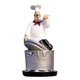 thumbnail image 2 of Delicado Chef Figurita Ornamento Estatua Modelo Cocina Hogar Restaurante Decoración Sentarse En La Cubierta De La Olla, 2 of 5