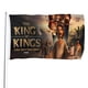 thumbnail image 1 of EL REY DE REYES Bandera impresa con temática, regalo perfecto para fanáticos, amigos y familiares, y adecuada para actividades al aire libre e interiores, decoraciones de fiesta. 90 cm × 150 cm., 1 of 6