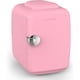 thumbnail image 1 of Minirefrigerador CROWNFUL de 4 l/6 latas portátil (rosa), 1 of 8