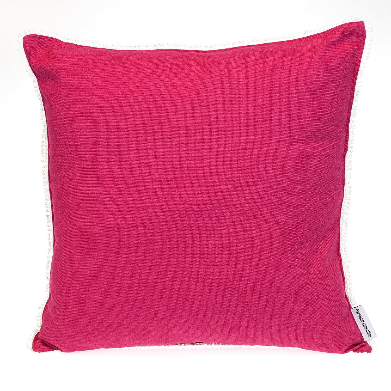 Cojín Parkland Collection, Color Rosa Liso, 40 X 40 Cm