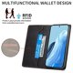 thumbnail image 4 of Funda tipo cartera con bloqueo RFID para Samsung Galaxy M35 Con tapa abatible, portatarjetas, cierre magnético, TPU y soporte Negro, 4 of 6