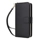 thumbnail image 1 of Funda Cartera con Cremallera y Correa para iPhone 15 Pro Soporte y Tarjetero Negro, 1 of 6