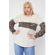 thumbnail image 1 of Top con Escote Redondo y Estampado en Contraste Talla 3XL, 1 of 6
