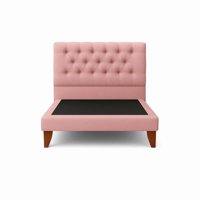 Vitelio - Cama 1 Plaza Palo Rosa Capitone