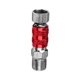 thumbnail image 1 of Accesorios De Conexión Rápida Para Aerógrafo, Conexión Macho Y Hembra, Accesorios Metálicos, Sin Válvula, Color Rojo, 1 of 5