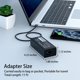 thumbnail image 3 of Cargador portátil Nivjuky, adaptador de alimentación rápida USB C de 65 W para Dell, 3 of 7