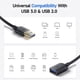 thumbnail image 4 of Cable de extensión USB Matters, paquete de 2 unidades, USB 3.0, 1,8 m, negro, 4 of 7