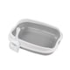 thumbnail image 2 of Caja De Arena Para Gatos Caja De Arena Para Gatos Contenedor De Arena Para Gatos Bandeja De Arena Para Mascotas Con Parte Superior Abierta Gris, 2 of 5