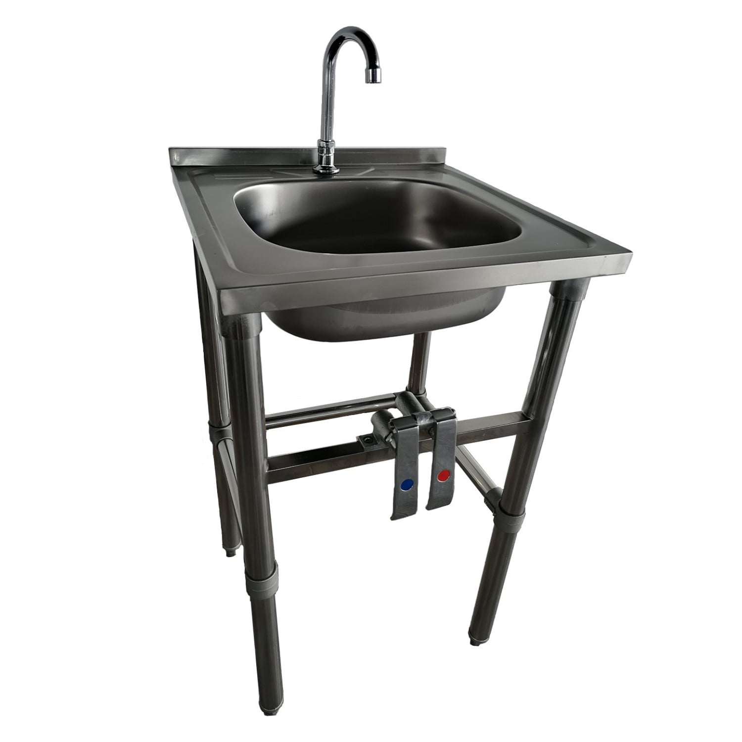 Prochef - Lavamanos Accion Rodilla Acero Inox. Con Griferia