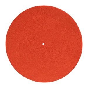 Bothyi - Tapete Para Plato Giratorio, Tapete Para Fonógrafo De 12 Pulgadas, Tapete Para Tocadiscos, Tocadiscos, Color Naranja