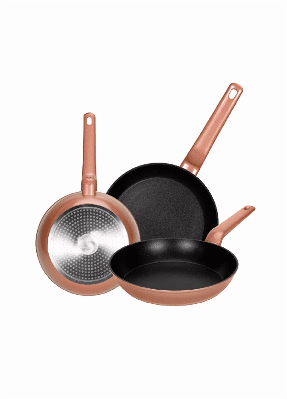 Genérico - Juego De Sartenes Antiadherentes De Cocina Gris