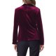 thumbnail image 3 of INSPIRE CHIC Blazer de Terciopelo para Mujer Color Sólido Cuello Chal Una Botón Traje de Trabajo S Rojo Oscuro, 3 of 5