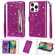 thumbnail image 1 of Funda Para Elegante Funda Iphone 16 Pro Glitter Con Cremallera-ideal Para El Uso Diario, 1 of 5