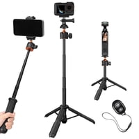 Trípode Para Selfies K&F Concept, Extensible, 60 Cm, Con Cabezal Esférico