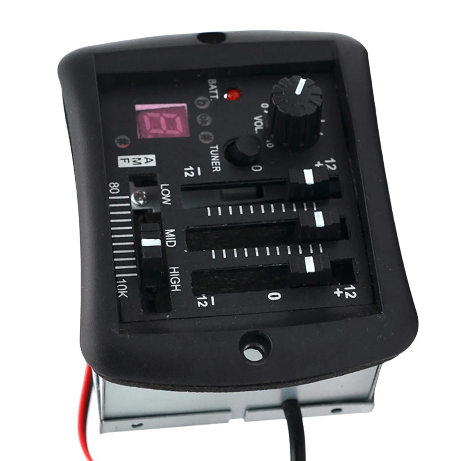 Bothyi - Preamplificadores Ecualizador Pastilla De Guitarra Ecualizador De Sonido Ajustable Integrado Pastilla Del Ecualizador