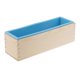thumbnail image 2 of Molde De Pan De Jabón De Silicona Rectangular Con Caja De Madera Azul Molde Azul, 2 of 5