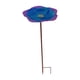 thumbnail image 3 of Comederos Para Pájaros Con Estaca, Ba?os En Forma De Flor Para Patio, Césped, Patio Trasero, Color Morado Y Azul, 3 of 5