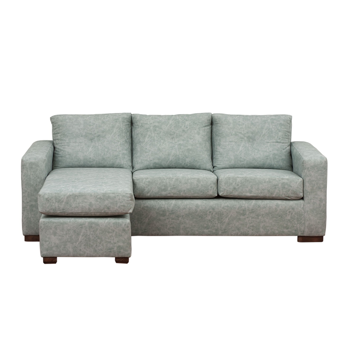 Muebles América - Seccional Multiposiciones Magic Cuero Auris Verde Agua