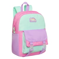Mochila Infantil Niña Sweet Color Block Rosado Head