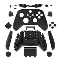 Kit De Reemplazo De Carcasa Electrochapada Aaronmei Para Controlador Xbox Series X/S Negro