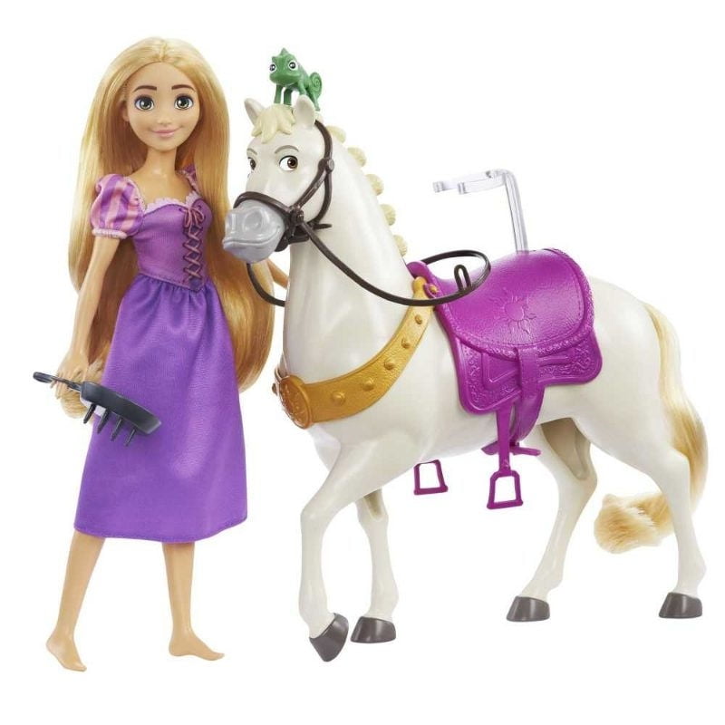 Disney Princesas - Muñeca Rapunzel Y Maximus