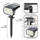 thumbnail image 5 of Luces solares para jardín NYMPHY, paquete de 6, 56 LED, IP68, impermeables, 5 of 6