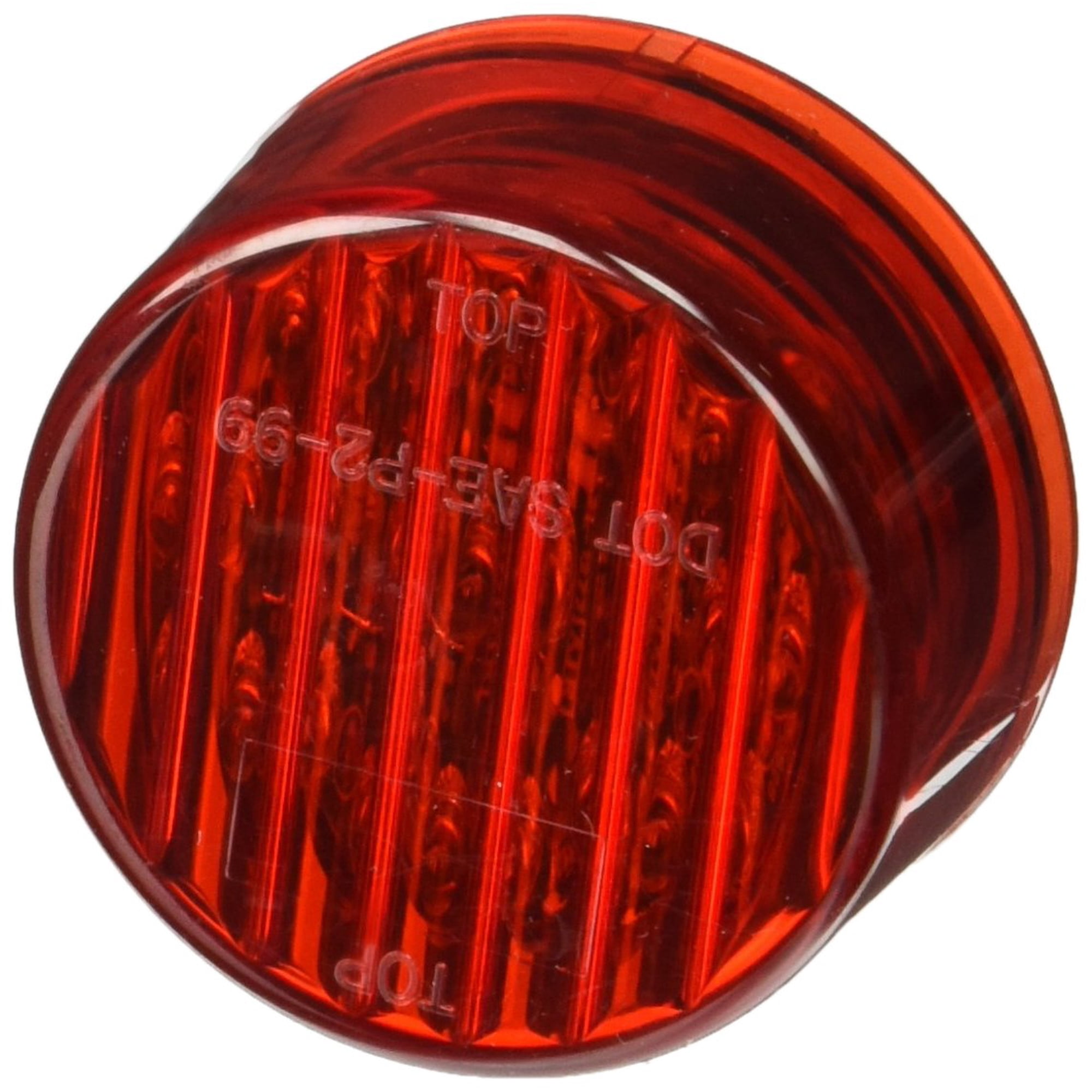 Lámpara Led Redonda Sellada Roadpro Rp-1277r Roja 2 Led