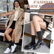 thumbnail image 4 of Calcetines ProeTrade de lana merino térmicos cálidos para invierno para mujer, paquete de 5, 4 of 7