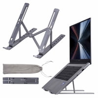 Soporte Portátil Alzador Aluminio Para Notebook Y Tablet Tecmaster