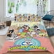 thumbnail image 2 of Bebés Looney Tunes Conjunto de sábanas temático, trío de piezas, cómodo y amigable con la piel, diseño único, regalo de decoración para el hogar para familiares, amigos y fans,135cm *200cm, 2 of 6