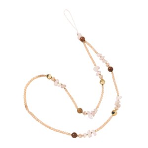 Bothyi - Correa De Muñeca Multifuncional Ideal Como Regalo Correa De Muñeca Elegante Con Cuentas Para Teléfono Rosa