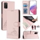 thumbnail image 1 of Funda tipo cartera FOXDOCK para Samsung Galaxy A02s con soporte, ranuras, RFID, diseño de gato, 1 of 5