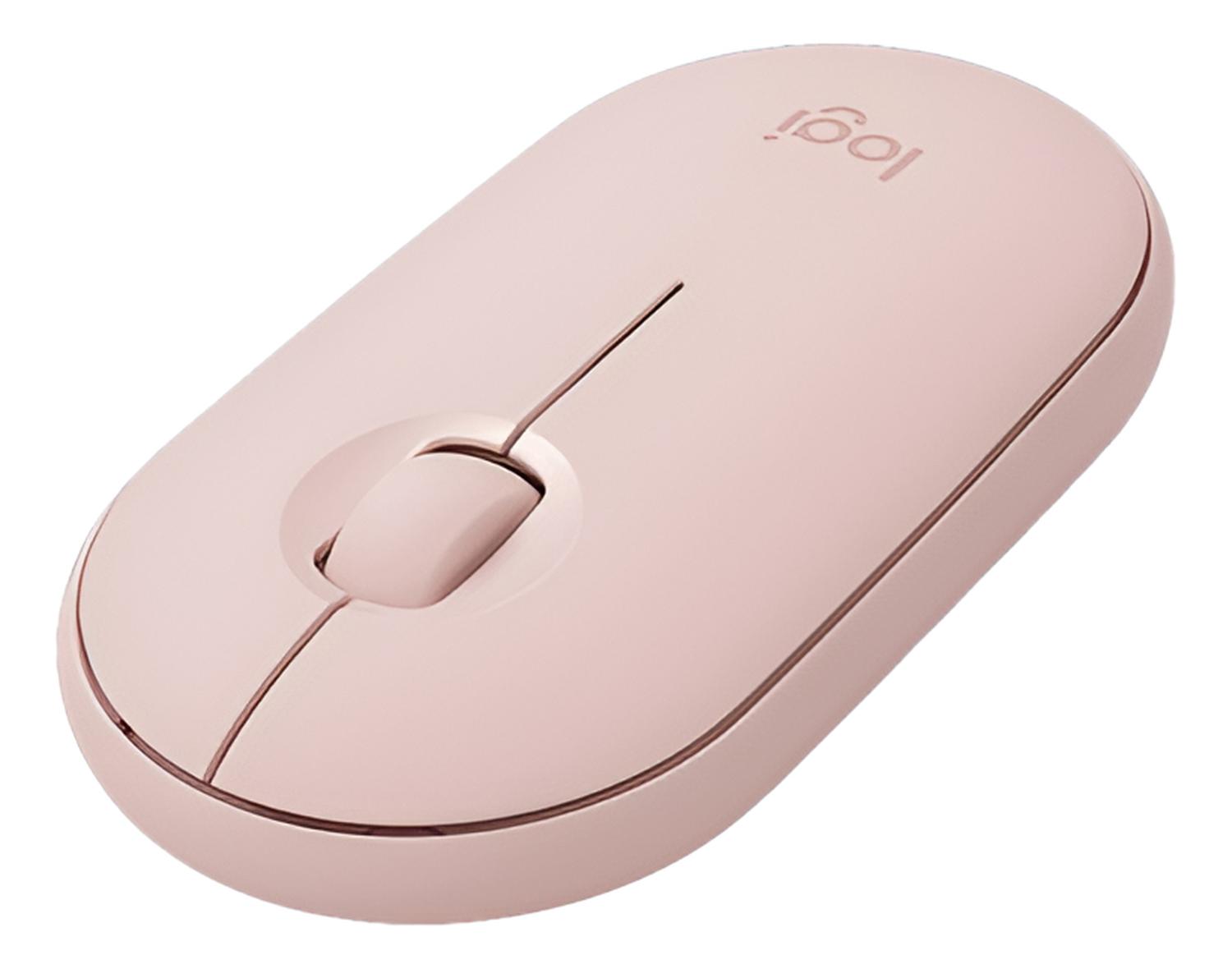 Logitech - Mouse Inalámbrico Rosado