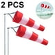 thumbnail image 2 of Paquete de 2 veletas para exteriores, anemómetro externo, manga de viento giratoria antidesgarro, 2 of 8