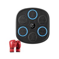 Magideal - Sanda Music Box Máquina De Entrenamiento, Máquina De Caja De Música, Objetivo De Pared Para Adultos, Equipo De Entrenamiento De Boxeo Para Ejercicios W Guantes De Boxeo Rojos