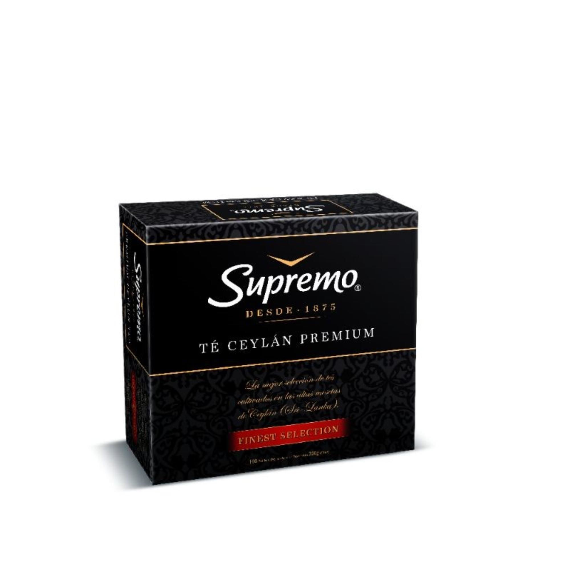 Té Ceylán Premium Caja 100 Un Supremo