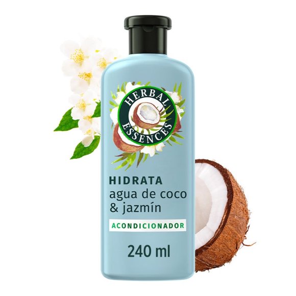 Acondicionador Herbal Essences Hidrata Agua de Coco, 240 ml
