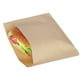 thumbnail image 1 of Paquete de 100 bolsas planas de papel kraft para sándwich, de calidad alimentaria, para bocadillos, galletas y pan., 1 of 6