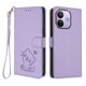 thumbnail image 1 of Funda de Gato tipo Libro para Xiaomi Redmi Note 17 Pro 5G, Lila Claro, 1 of 6