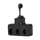 thumbnail image 2 of Adaptador De La UE Con 3 USB 1 Tipo C Tira De Alimentación De Carga Rápida Para El Hogar Pared Hotel Negro, 2 of 3