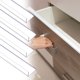 thumbnail image 1 of Uxcell paquete de 4 protectores de puerta de gabinete, protector de borde deslizante de 18" x 1/2" para puertas de gabinetes de cocina de 5/16"- 1/2" de grosor, transparente, 1 of 6