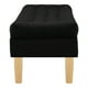 thumbnail image 3 of Banqueta Wood 2c Felpa 05 Negro, 3 of 4