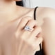 thumbnail image 5 of Anillos de Compromiso de Moissanita para Mujer de 8 Uds Color D Claridad VVS1 Anillos de Diamante de Plata Esterlina S925 Anillos de Moissanita para Mujer con Certificado, 5 of 9