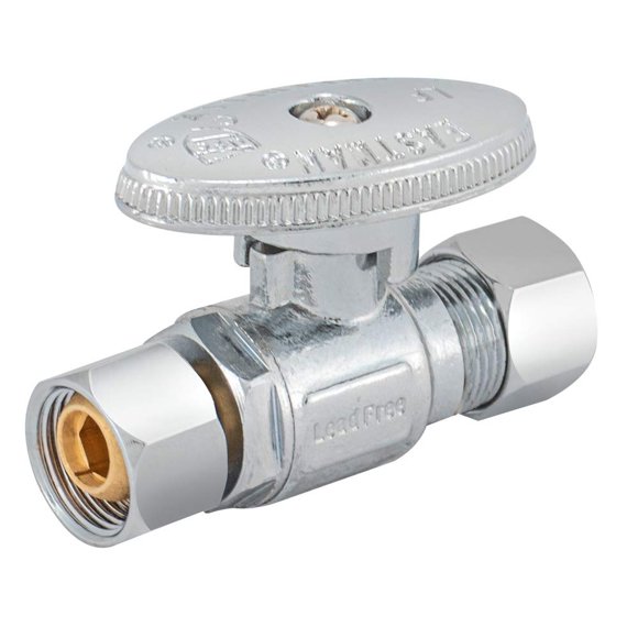 Válvula de cierre Eastman de retrofit 3/8" compresión cromada