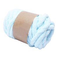 Bothyi - Hilo Grueso Grueso Tejido A Mano Hilo De Peso Diy Para Hacer Alfombras Tejer Azul Claro