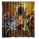 thumbnail image 1 of Cortina de ducha de Anime Avatar: La leyenda de Aang para niños, juego de cortina de baño con ganchos, tamaño 66 x 72 pulgadas, 1 of 3