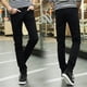 thumbnail image 3 of Pantalones casuales ajustados para hombre, elásticos, de color puro, de corte regular, para invierno y otoño., 3 of 8