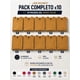 thumbnail image 2 of Pack 10 Poleras Basicas 100% Algodon Cuello Redondo 200g Camel Oscuro M Lisa, 2 of 3